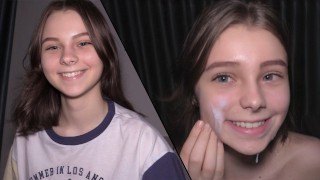 Barely Legal 18yo Used as Filthy Cumdumpster, Throat and Pussy Wrecked Raw
