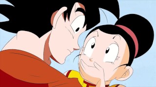 Dragon Ball Parody: Milk Brutally Pounds Goku Before Tournament, Saiyan Cock Wrecked and Milked Dry