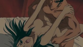 Long Hair Hentai Cutie Cock Riding – Grinds Hard, Animated Cunt Bounces and Drains