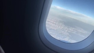 Mile High Club Initiation – Horny Goddess Fucks Stranger In Airplane Bathroom