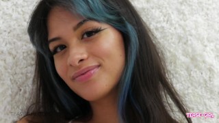 Super Sexy New Teen Doll Gets Holes Pleased in Brutal Drilling Session