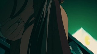 Busty Green Haired Babe Gets Her Hairy Pussy Eaten in 69 Position