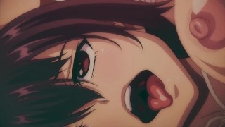 Futanari Slut Fucks Lascivious Pussy Hard in Missionary Hentai