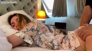 Young Guy Fucks His Stepmom Hard in a Hotel Room